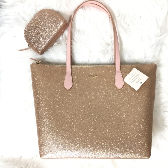 NWT HP🎉🎉🎉Kate Spade Large Rose Gold Joeley - Picture 8 of 8